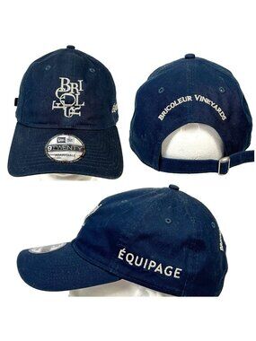 Bricoleur Vineyards Equipage Strapback Cap Dad Hat New Era 9Twenty Winery